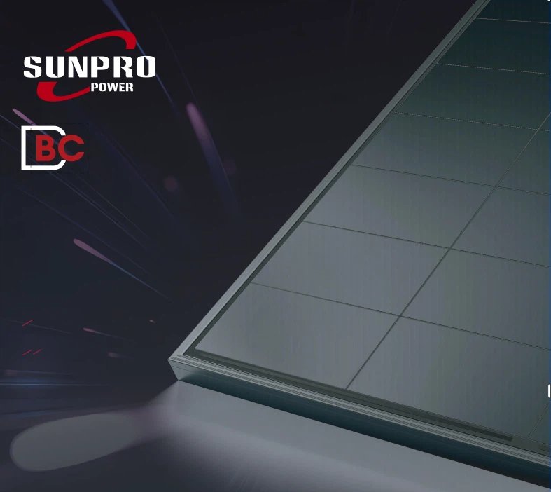 Panel solar BC / IBC 475W Full black bifacial